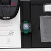 Ponadczasowe zegarki Fancy Watch RM Watch RM67-02 NTPT FIBER FIBER KARTZ TITANIUM METAL MACHINERY MACHINERY Słynny Chronograf