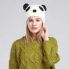Beanie Skull Caps Cute Panda Beanies Winter Hats For Women Beanie Hat Novelty Bonnet Femme1305m