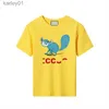 T-shirts Enfants Imprimer T-shirts Mode Mignon Modèle T-shirts Designer Pour Enfants Bébé Vêtements D'été G Garçons T-shirts Kid Coton Tops Costume 240306