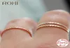 Roxi 925 Sterling Silver Rings for Women Slim Stacking Beaded Rings Wedding Band Eternity Stacking Ring Finger Jewelry Girl Gift Q3342127