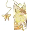 Piękna zakładka Flower Fairy Metal z wisiorkiem Tassel Znakomita bajkowa strona markery kreatywne prezenty
