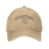 Bollmössor Miskatonic University Collegiate Lovecraft Baseball Cap Vintage Ejressed Cotton Snapback Hat For Men Women Outdoor Hats