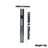 4.29Inch 109mm Honeypuff ColroFul tjock Pyrex One Hitter Bat Glass Pipes Hookah Holder Steamroller Handrörsfilter för tobak Dry Herb Oil Burner Dab Rigs Ny