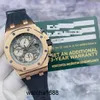 Elegant polshorloge Racing-horloges AP Royal Oak Offshore Series 26470OR Herenhorloge 18K roségoud Datumtimer 42 mm Automatisch mechanisch horloge