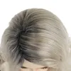 Perruques de cheveux synthétiques longue perruque bouclée racine foncée Ombre Blonde pour les femmes naturel doux moelleux vague de corps femme Cosplay fête 240306