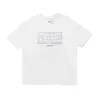 Margiela T Shirt Men Shirits Przyczynowy druk designerski T-shirt oddychający bawełniany krótki rękaw MM6 Summer Fashion Tshirt Efekt 651 426