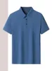 Plus Size 8xl Summer Men Polo Shirts Classic Shortsleeved Tee Breathable Cooling Quick Dry Nylon Polos Golf T 240226