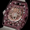Женские часы Спортивные часы RM Watch Rm07-02 Женская серия Rm0702 Оригинальный женский розовый синий кристаллический корпус с бриллиантами
