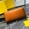 Money Clips 2024 New Luxury Designer PU Long Wallet Womens Fashion Double Zipper Wallet High Quality Leather Wallet L240306