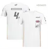 Herrpolos F1-förare T-shirt Mens Team Uniform kortärmad fläktkläder Casual Sports Round Neck-racingdräkt kan anpassas S16I