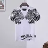 T-shirts pour hommes de mode marque Philippe marque printemps et été à manches courtes hommes col rond T-shirt personnalité agressive haute qualité PP forage chaud tête de tigre hommes T