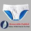 Badkläder Push Up Mens Swim Briefs Sexig Bikini Swimming Trunks för unga pojkar Badkläder Desmiit Uxh Rainbow Bathing Suit Beach Shorts Gay Gay