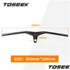 Componentes de guidão de bicicleta Componentes de guidão de bicicleta Toseek Mtb e haste 286mm17grau guiador integrado de carbono para montanha 6608 dhcub