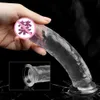 Dildo's/Dongs Zachte siliconen Realistische dildo's voor vrouwen Seksspeeltjes Gebogen penis G-spot Krachtige zuigkracht Orgasme Vagina Masturbators Volwassenen Dildo