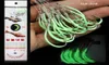 1230 Luminous Maruseigo Hook With Line High Carbon Steel Barbed Hooks Fishhooks Asian Carp Fishing Gear 1 Package Set6370034