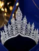 Haut de gamme luxe tête européenne bijoux couronne mariée mariage zircon grande couronne robe de mariée accessoires tempérament bijoux2283962
