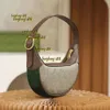 Totes Mini Underarm Retro Ophidia Canvas Half Moon Bag Handle Dumplings Luxury Woman Handbag Fashion Beach Bag Travel Designer Purses Pochette Crossbody Totes Bag