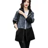 Women's Jackets 2024 Spring Autumn Korean Denim Jacket Women Long Casual Basic Outerwear Loose BF Trench Coat Hooded Bomber Overcoat