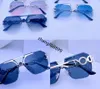 Top Luxury Fashion Randless Sonnenbrille Polaroid Lens Marke Designer Womens Herren Goggle Seniorengläser Vintage Metall Sonnenbrille mit Box 17468