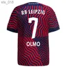 Camisas de futebol 2024 RBL Leipziges WERNER RAUM SIMAKAN POULSEN FORSBERG SABITZER OLMO HAIDARA LAIMER SCHLAGER futebol masculino e infantil camisaH240306