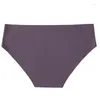 Women's Panties BZEL 3PCS Set Cozy Seamless Underwear Sport Breathable Woman Briefs Silk Satin Underpants Soft Lingerie