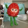 Costume de mascotte de fraise personnalisé professionnel, robe fantaisie de spectacle de fête de carnaval sur scène pour hommes et femmes, Costume d'halloween