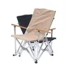 Camp Furniture Outdoor Folding Chair Portable Stainless Steel 600D Oxford Cloth Collapsible Seat For Fishing Picnic Beach Tralight Dr Dhn0M