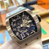 Ponadczasowe zegarki Fancy Watch RM Watch Series RM010 Platinum Full Hollow