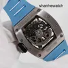 Exciting Watch Nice Watch RM Watch RM030 Automatic Mechanical Watch RM030 Mens Titanium Alloy Watch Date Hollow Out Power Reserve Automatic