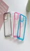 Cell Phone Cases Transparent Phone Clear Antifall Shockproof Protection TPU Case Space Metal Button For iPhone 11 12 13 14 Plus P4236178