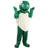 Attraktiv sköldpaddsmaskot kostym som går Halloween storskalig reklamspeldräkt fest rollspel kostym