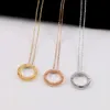 Classic Cartres Ring Ka family cake pearl necklace 18K sky star ring couple versatile Pendant EV6A