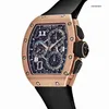 Orologio da uomo Orologi eleganti Orologio RM RM72-01 Orologio lifestyle con codice temporale per interni in oro rosa RM72-01 QK