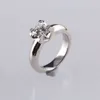 Vvs 18k Gold Plated Rings for Women Fine Jewelry Engagement Moissanite S925 Silver Bull Head Diamond Ring