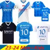 2023 2024 Al Hilal Saudi Soccer Jerseys Neymar Jr 23 24 Home Away Player Fans Version Malcom Neves SERGEJ VIETTO KOULIBALY LGHALO KANNO Hommes Top Kit Enfants Chemises de football