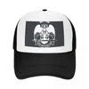 Berets 32. Grad Deus Meumque Jus Scottish Rite Masonic Stretchy Trucker Hat Mesh Baseball Cap Verschluss Hüte für Männer Frauen