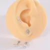 12PCS G23 Steel Cz Moon Labret Lip Ring Crystal Flower Ear Cartilage Tragus Helix Daith Earrings Piercing Body Jewelry 240228