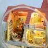 Arkitektur/DIY House DIY Glass Ball Doll House Model Building Kit TROE MINI HANDMADE MINIATURE DOCHOUSHY Födelsedagspresent -Lolita Dream Homes