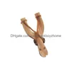 Bomboniera Ups Fidget Toys Materiale in legno Imbracature Bomboniera String Fun Tradizionale Bambini All'aperto Catapt Interessante Caccia Drop De Dhikh