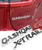 Car Styling For Nissan XTrail Qashqai Tailgate Letters Font Emblem Sticker 3D ABS Rear Trunk Nameplate Decoration Accessories29466415312