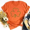 Women's T Shirts Shamrock Tee St Patricks Day Shirt Womens Cute Aesthetic Vintage Clothes Gothic M