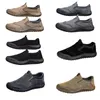 One Style, New Men's Spring Foot Lazy confortável Sapatos de proteção de mão-de-obra respirável, tendência masculina, solas macias, esportes e sapatos de lazer não deslizamento 39 274