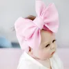 Baby Bowknot Hairband Girls Big bow Cross Headbands Elastic Headdress Kids Stretchy Hair Bands Headwrap Turban Hair Accessories GGA2009 ZZ