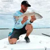 Erkekler Sıradan Gömlekler Southern Fin Balıkçı Gömlek Uzun Kollu Anti UV Güneş Koruma Balıkçılık Açık Yaz Angler Jersey Hızlı Kuru Balıkçılık Giyim L240306