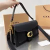 Luxe Womens Tabby designer tas Messenger bags tote Handtas Real Leather Baguette Schoudertas Spiegel Kwaliteit Vierkant Crossbody Mode