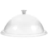 Set di stoviglie Pellicola protettiva per display trasparente con cupola a cloche per formaggio per feste (8 pollici 21 cm)