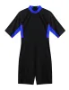 Sätt badkläder Mens Leotard Swimsuit Shorty Wetsuit Diving Swimming Snorkling Surfing Scuba Swim Bodysuit Jumpsude varm badkläder