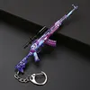 Designer-Schlüsselanhänger Jedi Eat Chicken und Elite Toy Gun Schlüsselanhänger Zubehör M416 Skin Alloy Gun Model Peripherer Schlüsselanhänger für Männer