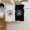 Basic Casual Jurken Japans Merk Buitenlandse Handel Millennium Shibuya Punk Skull Cross Engelse Love Dream Catcher Network Retro Tank Top Korte Mouw