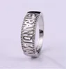 Bröllopsringar Silver Ring Classic Enkelt vackert temperament Kvinnlig mormor Handsmycken Gift3189114